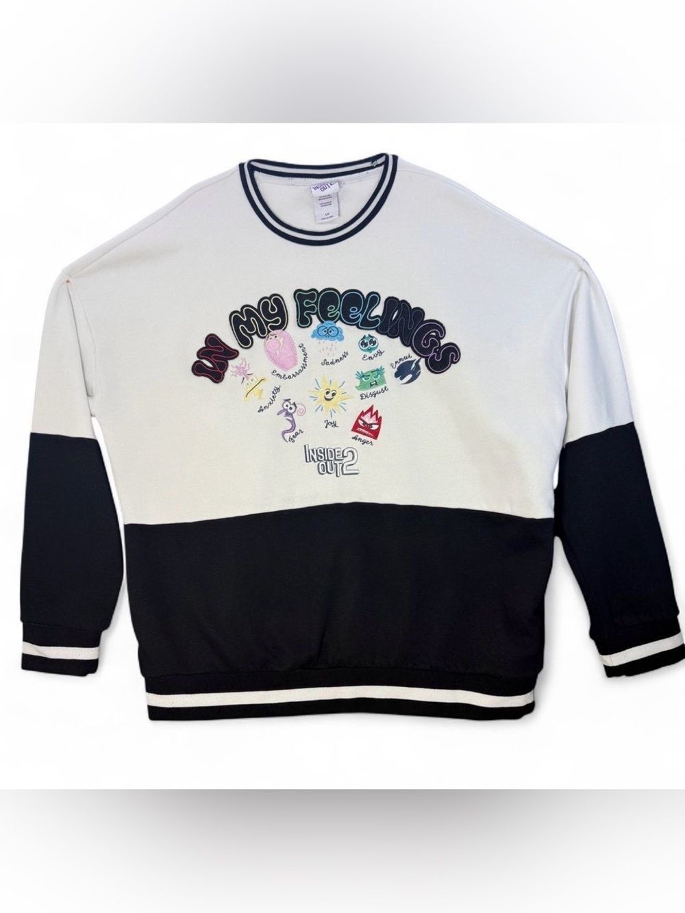 Disney Inside Out 2 In My Feelings Crewneck Sweatshirt BoxLunch Size Large